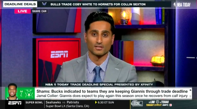 Shams：雄鹿曾就字母交易索要无法拒绝的方案 疑似指4-6个首轮签